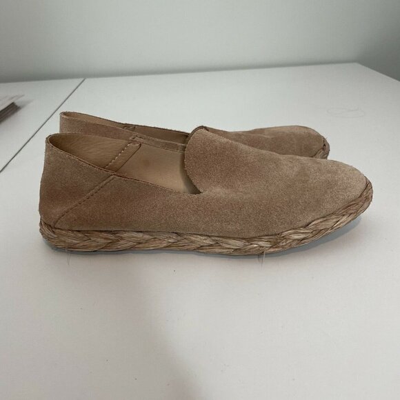 Pedro Garcia Nude Pink Suede Espadrilles Size 37.5 - Picture 2 of 8